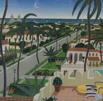 Thomas McKnight Clarke Avenue Screenprint In Color